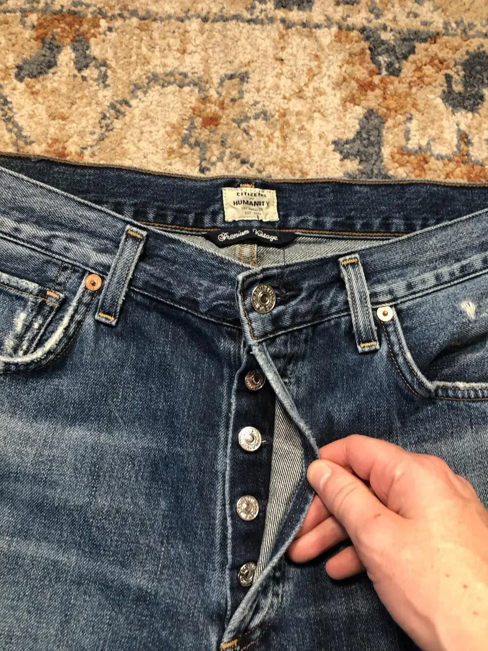 Citizens Of Humanity Premium Vintage Jeans Mens 29x30 Blue Straight Denim Pants